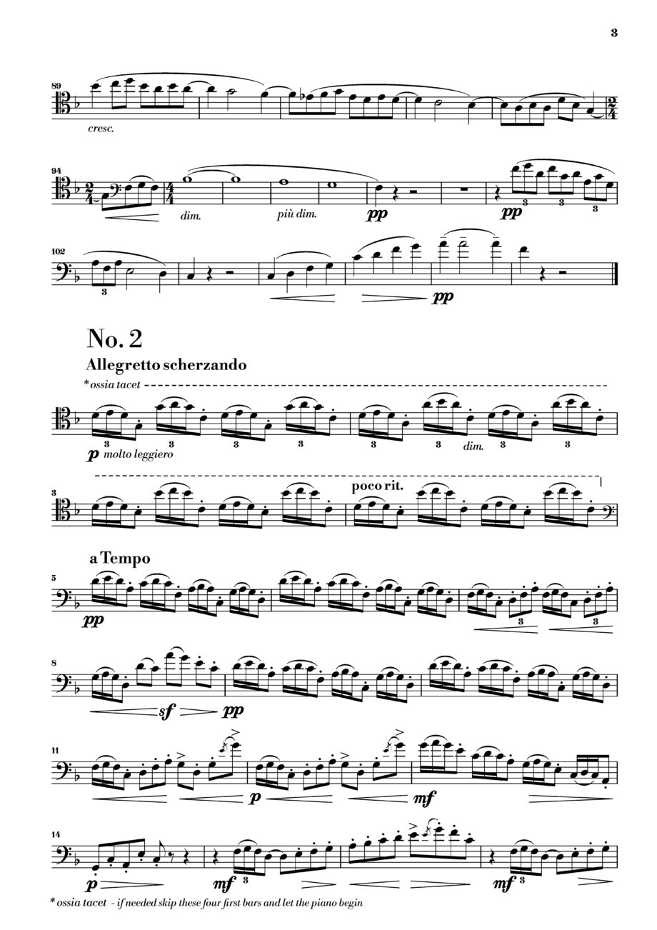 Debussy – Deux Arabesques – for Trombone and Piano