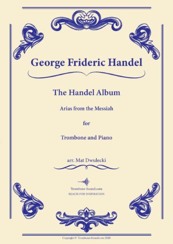 Cover of Handel – Messiah Arias for Trombone and Piano